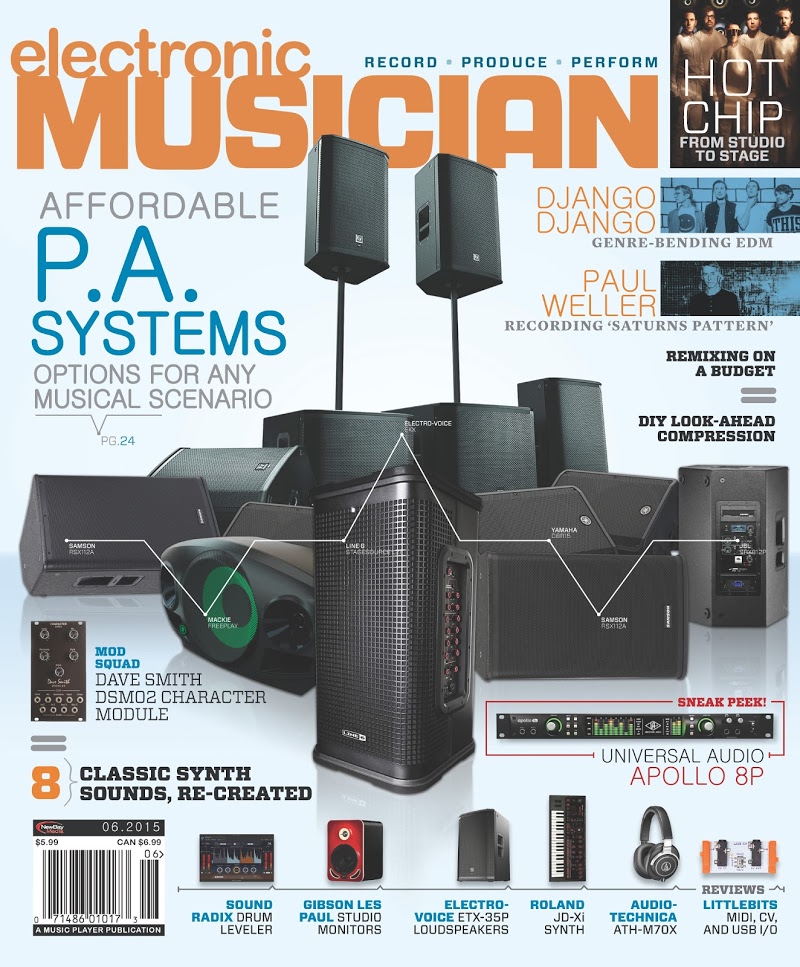 Electronic-Musician June 01, 2015 Issue Cover