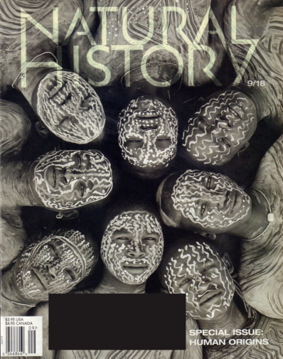 Natural History September 01, 2018 Issue Cover