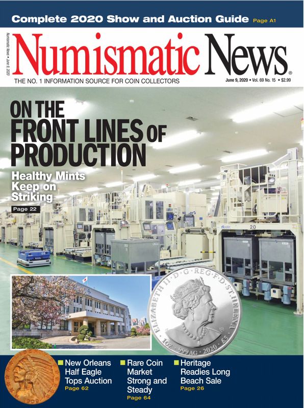 Numismatic-News June 09, 2020 Issue Cover
