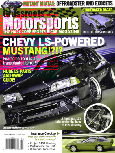 Grassroots Motorsports August 01, 2016 Issue Cover
