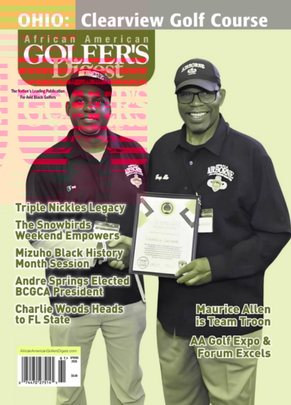 African Amercian Golfer's Digest March 01, 2026 Issue Cover