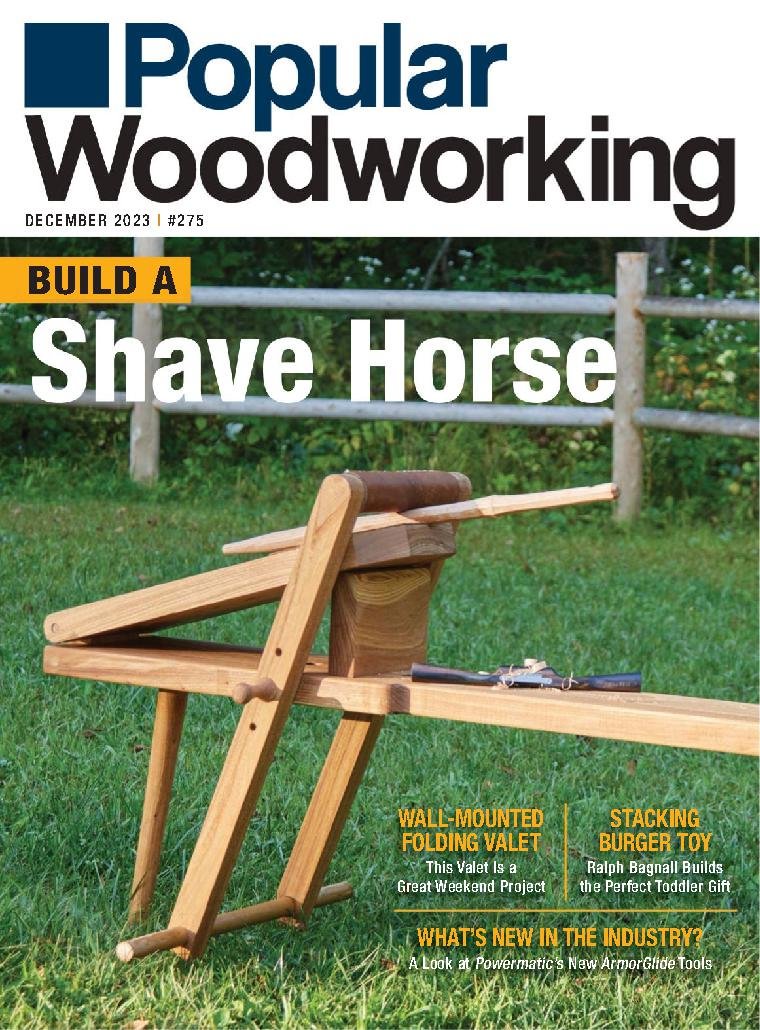 Popular-Woodworking December 01, 2023 Issue Cover