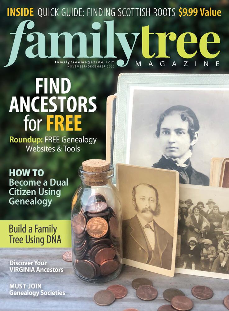 Family-Tree November 01, 2022 Issue Cover