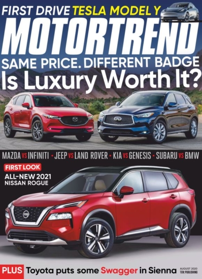 Motor Trend August 01, 2020 Issue Cover