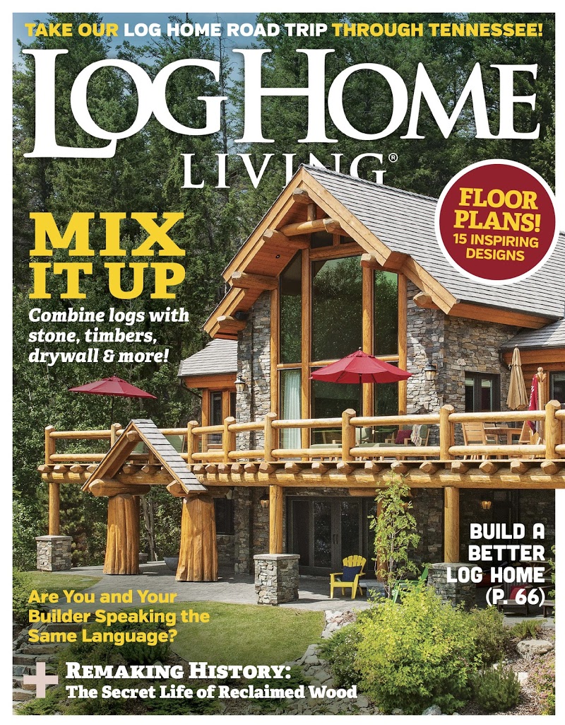 Log-and-Timber-Home-Living March 01, 2017 Issue Cover