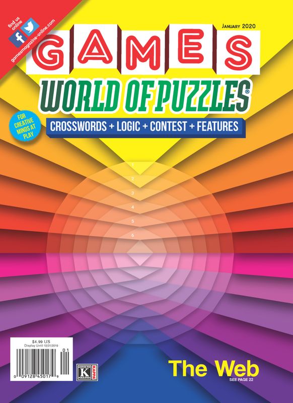 Games-World-of-Puzzles January 01, 2020 Issue Cover