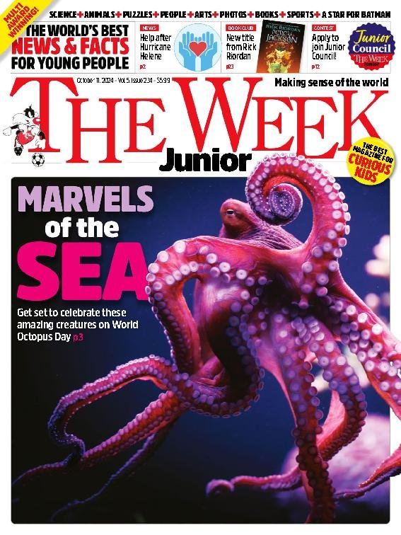The-Week-Junior October 11, 2024 Issue Cover