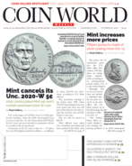 Coin-World-Weekly October 26, 2020 Issue Cover