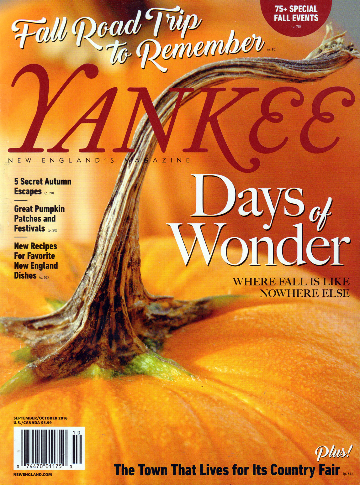 yankee September 01, 2016 Issue Cover