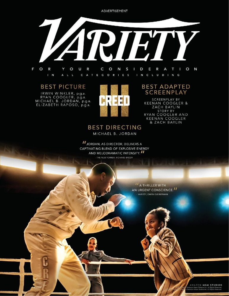Variety December 20, 2023 Issue Cover