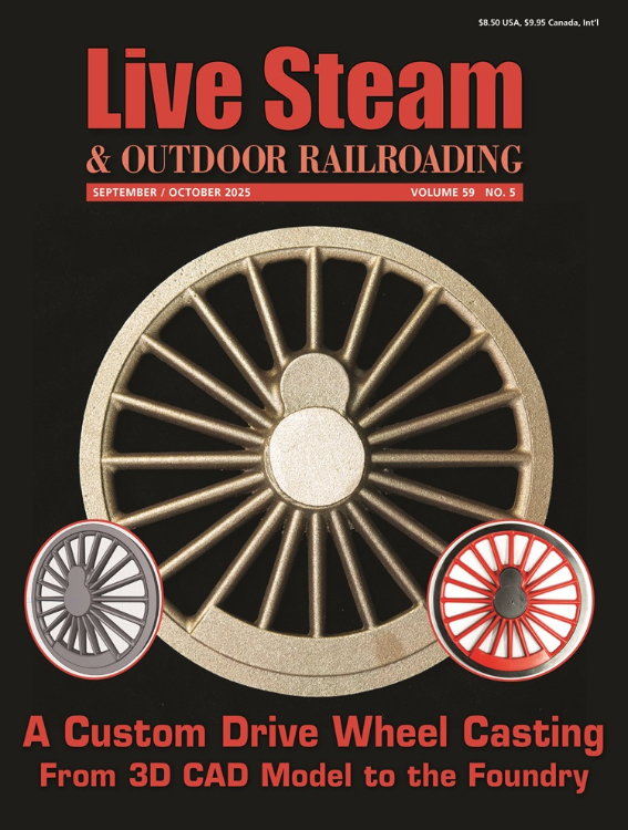 Live Steam & Railroading September 01, 2025 Issue Cover