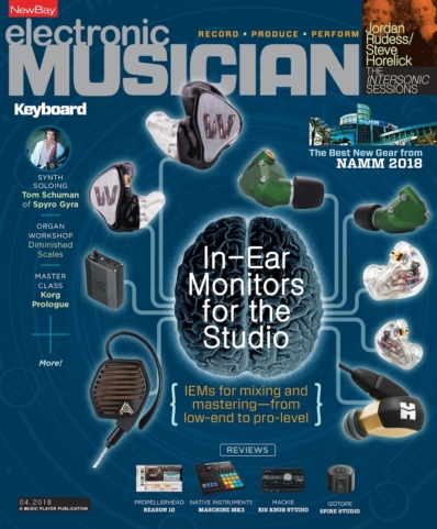 Electronic Musician April 01, 2018 Issue Cover