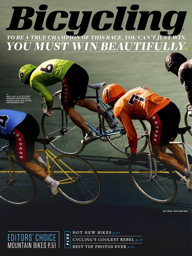 Bicycling July 01, 2018 Issue Cover