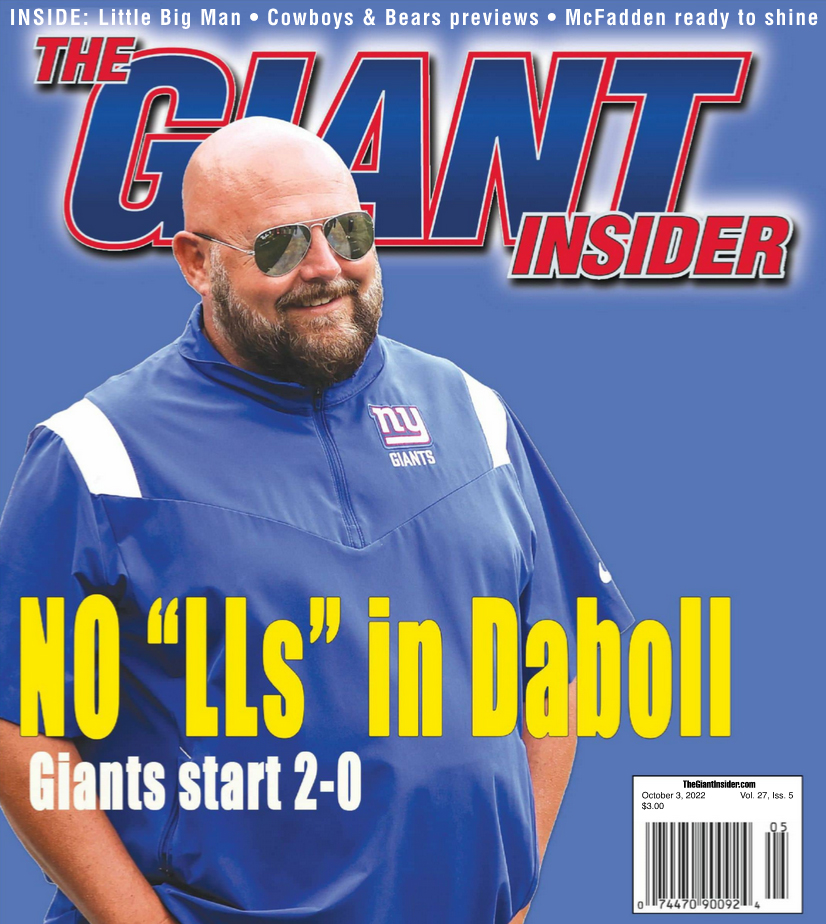 Giants-Insider October 03, 2022 Issue Cover