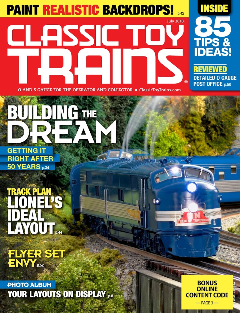 Classic-Toy-Trains July 01, 2018 Issue Cover