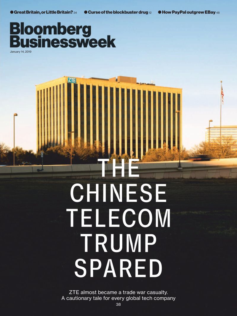 Bloomberg-Businessweek January 14, 2019 Issue Cover
