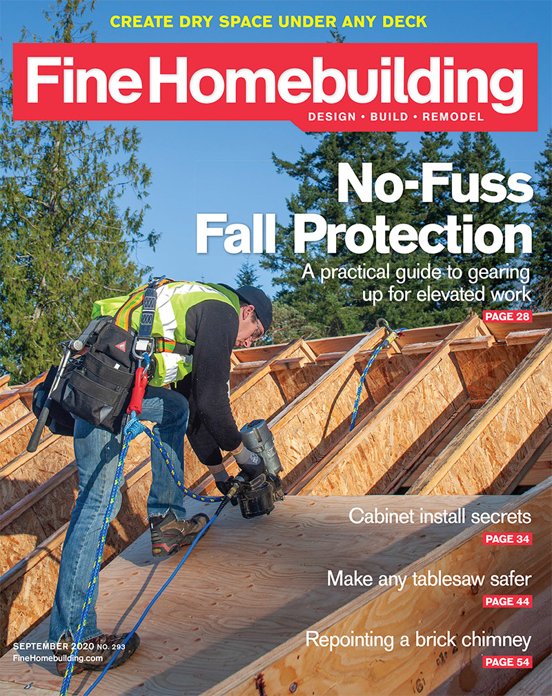 Fine-Homebuilding September 01, 2020 Issue Cover