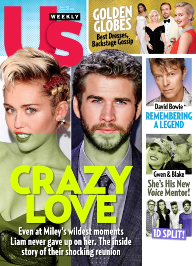 Us Weekly January 25, 2016 Issue Cover