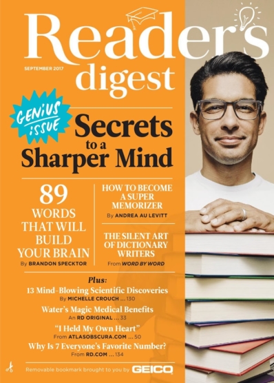 Reader's Digest September 01, 2017 Issue Cover