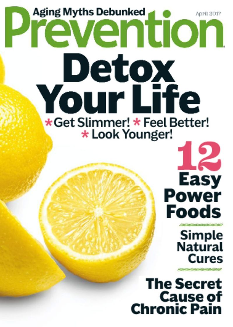 Prevention April 01, 2017 Issue Cover