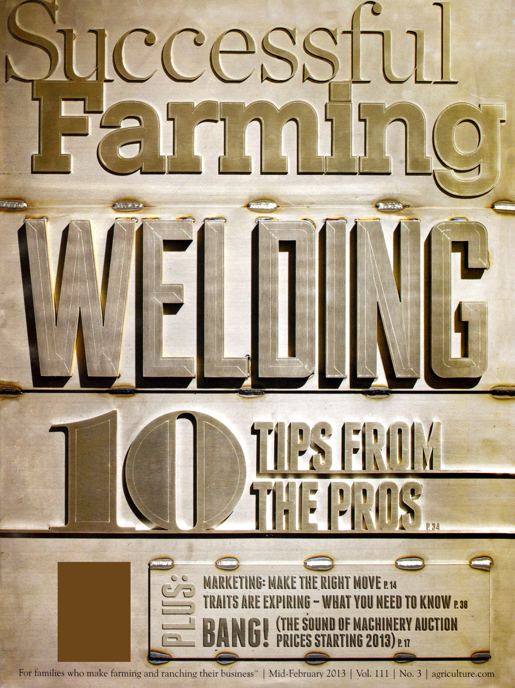 Successful-Farming February 15, 2013 Issue Cover
