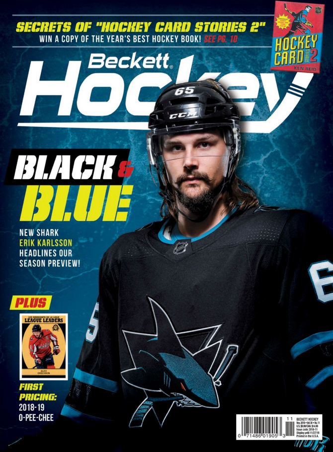 Beckett-Hockey November 01, 2018 Issue Cover
