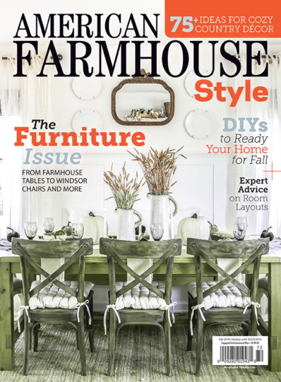 American Farmhouse Style September 01, 2018 Issue Cover