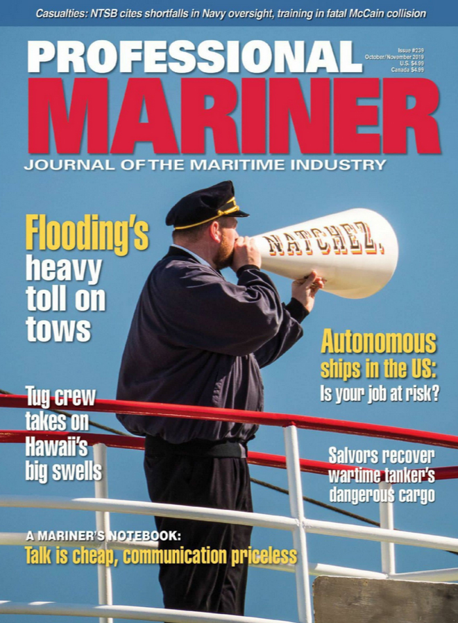 Professional-Mariner October 01, 2019 Issue Cover