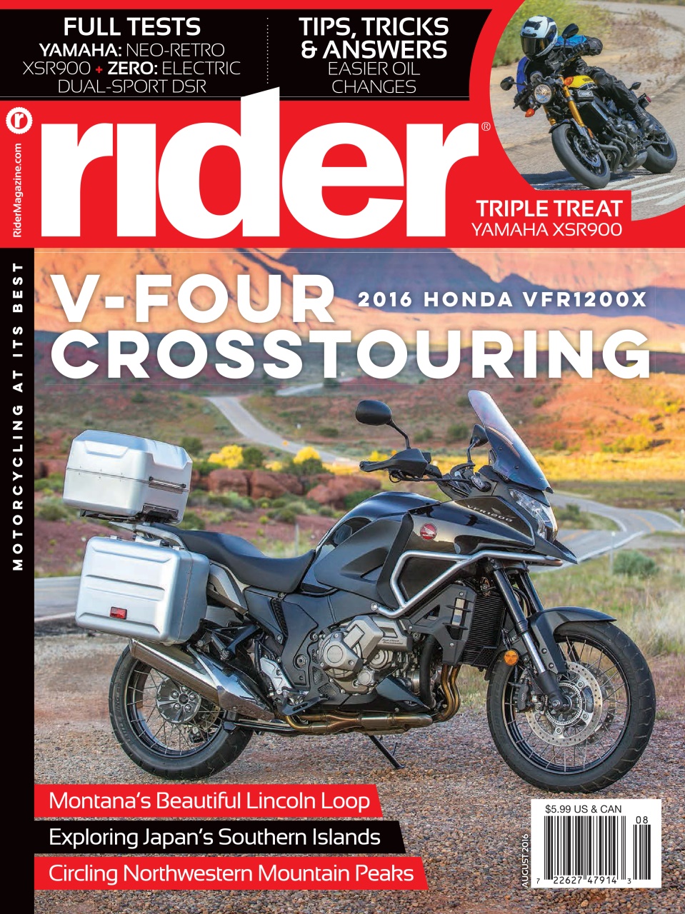 rider August 01, 2016 Issue Cover