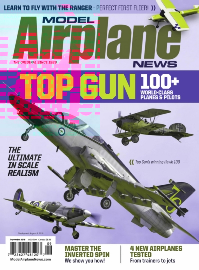 Model Airplane News September 01, 2019 Issue Cover