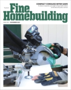 Fine-Homebuilding November 01, 2021 Issue Cover