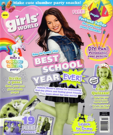 Girls' World October 01, 2016 Issue Cover