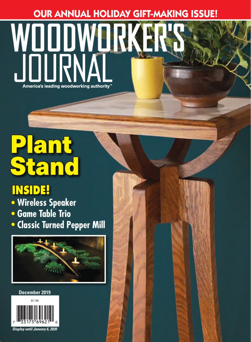 Woodworkers-Journal December 01, 2019 Issue Cover