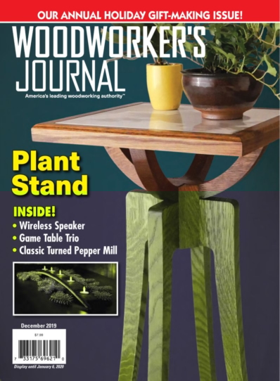 Woodworker's Journal December 01, 2019 Issue Cover