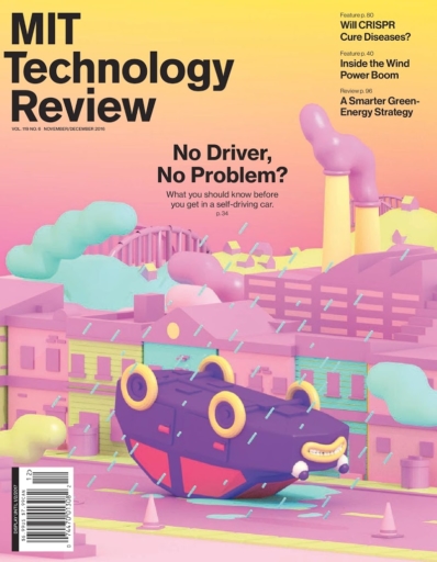 MIT Technology Review November 01, 2016 Issue Cover