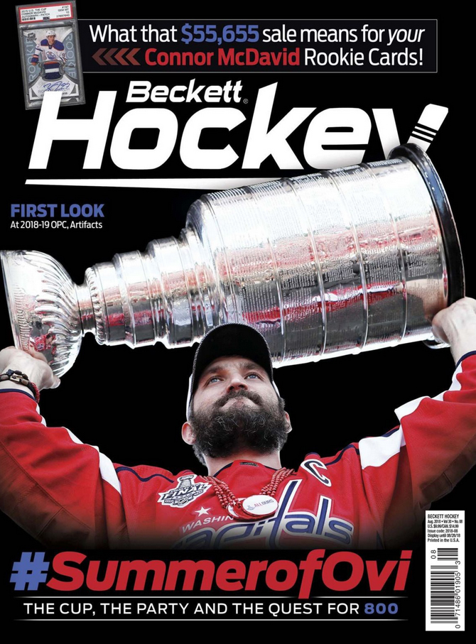 Beckett-Hockey August 01, 2018 Issue Cover