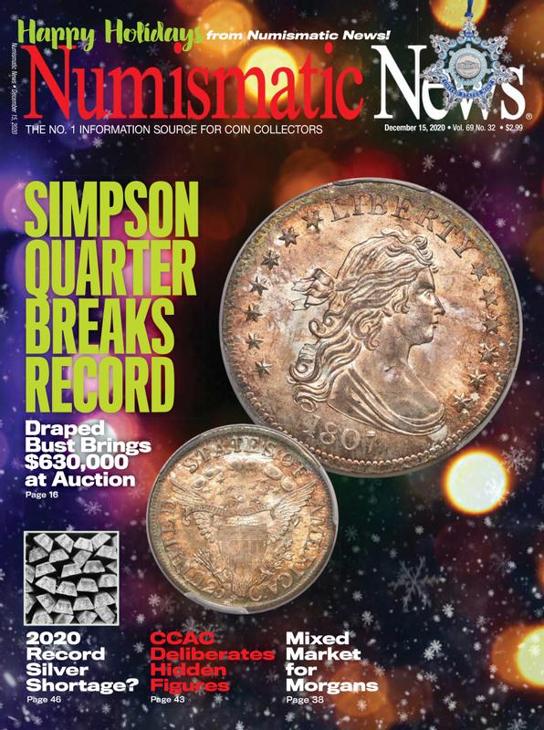 Numismatic-News December 15, 2020 Issue Cover