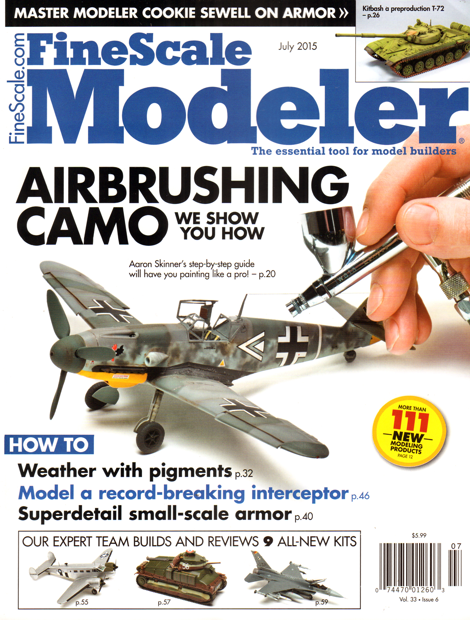 Finescale-Modeler July 01, 2015 Issue Cover