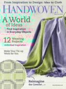 Handwoven May 01, 2018 Issue Cover