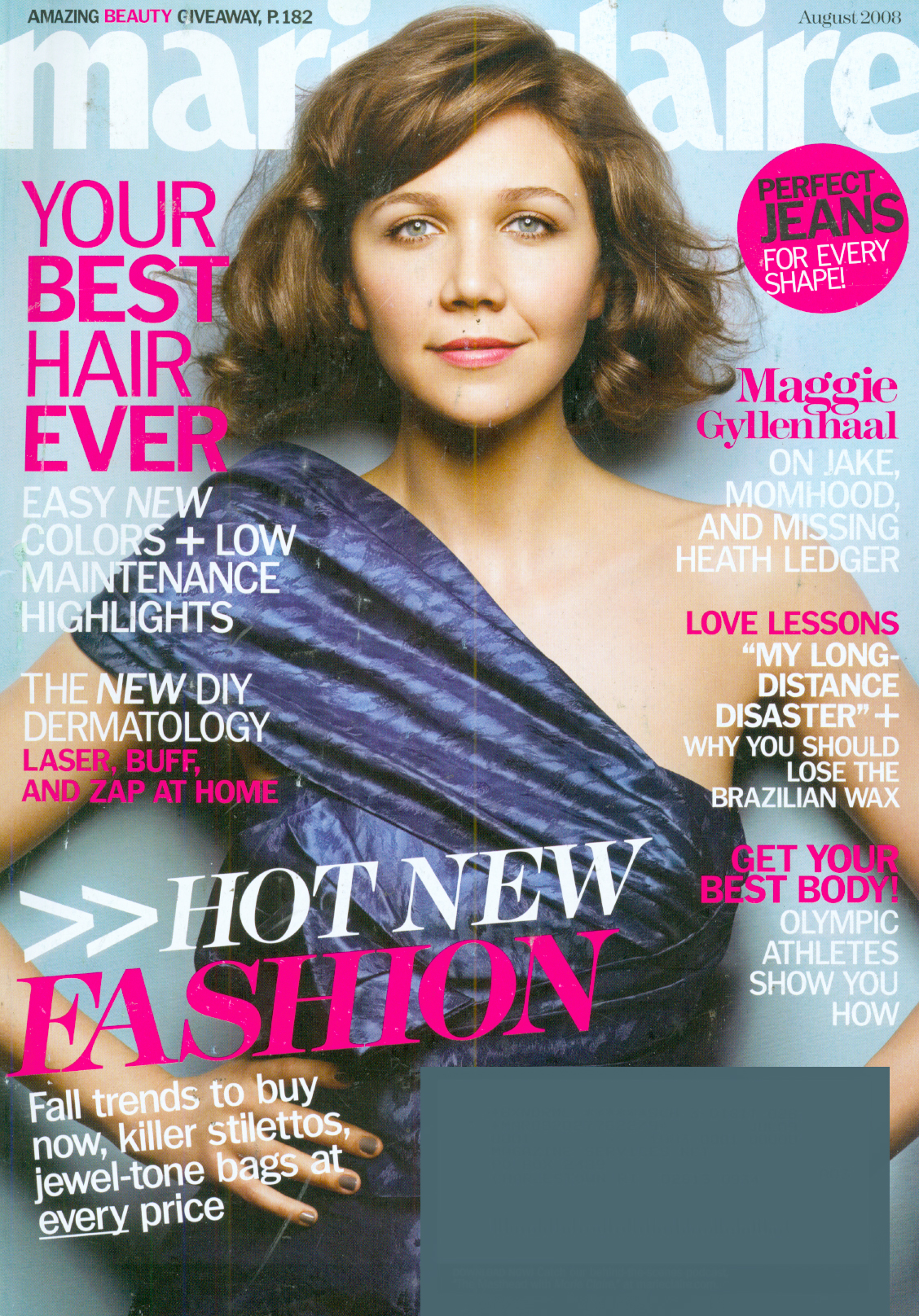 marie-claire August 01, 2008 Issue Cover