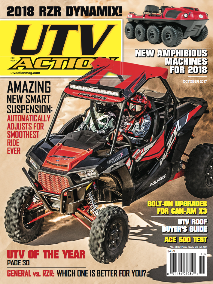 UTV-Action October 01, 2017 Issue Cover