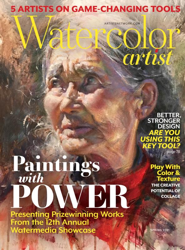 Watercolor-Artist March 01, 2021 Issue Cover