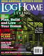 Log-and-Timber-Home-Living October 01, 2015 Issue Cover