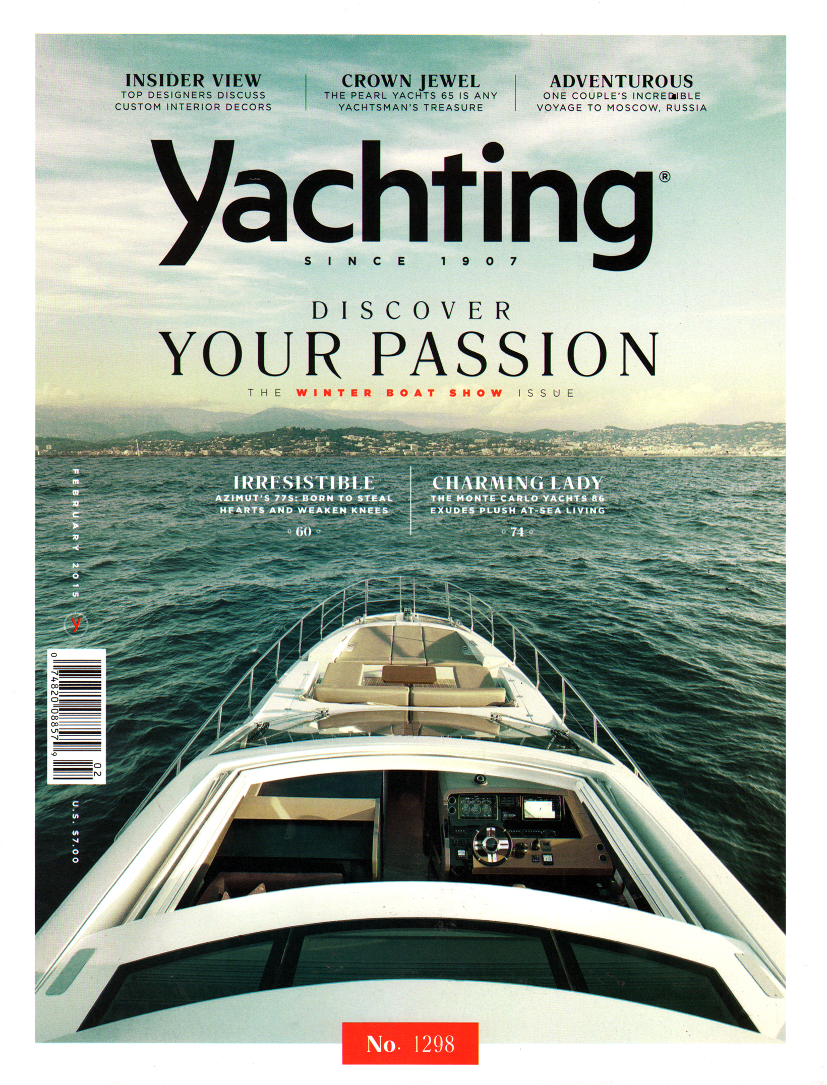 yachting February 01, 2015 Issue Cover