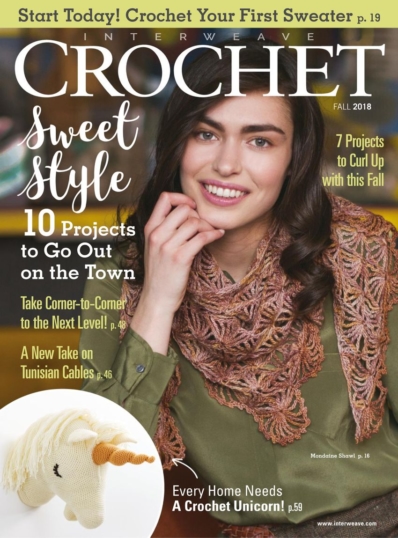 Interweave Crochet September 01, 2018 Issue Cover