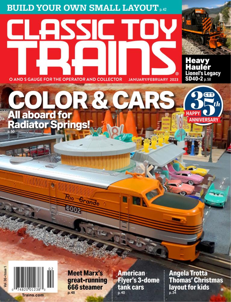 Classic-Toy-Trains January 01, 2023 Issue Cover