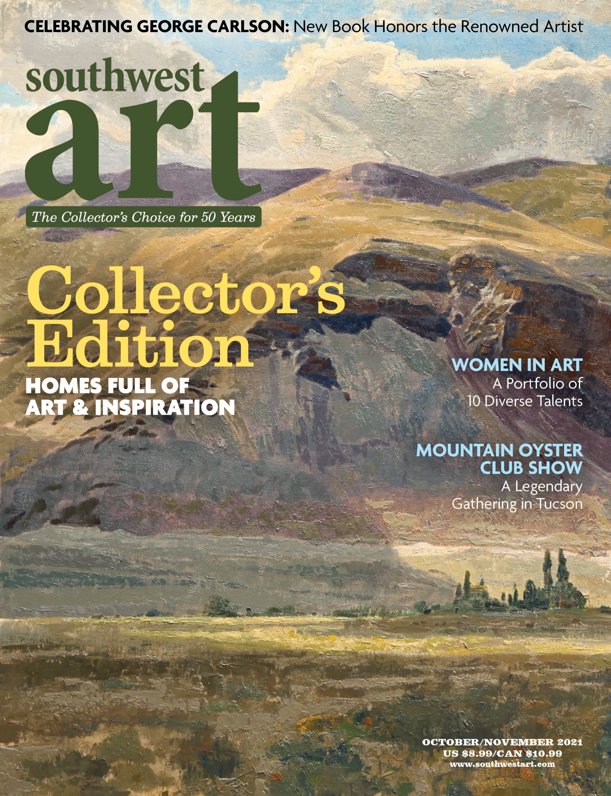 Southwest-Art October 01, 2021 Issue Cover
