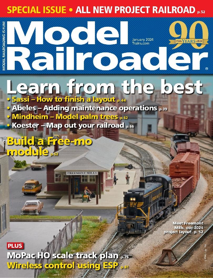 Model-Railroader January 01, 2024 Issue Cover