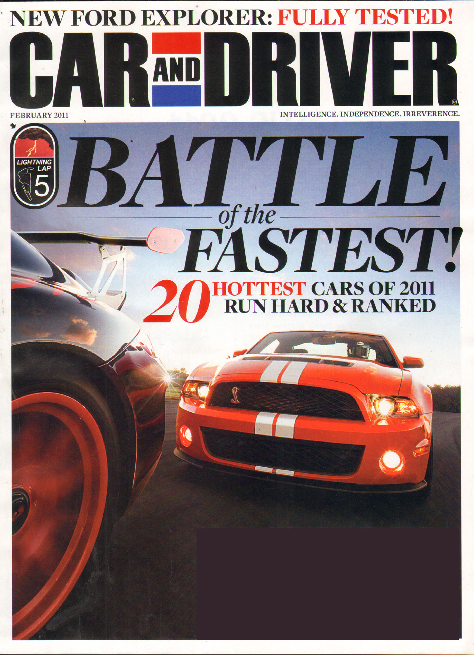 Car-And-Driver February 01, 2011 Issue Cover