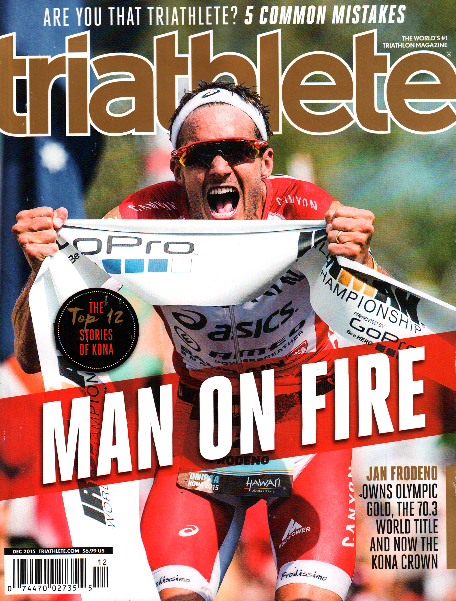 Triathlete December 01, 2015 Issue Cover